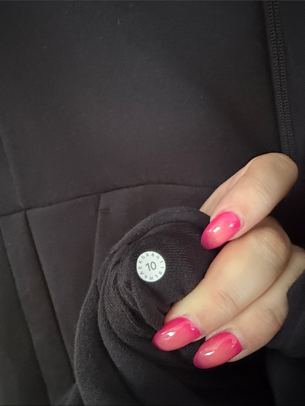 VERY RARE lululemon Black Full-Zip Hooded sweatshirt Jacket 10 GOING PLACES - Picture 2 of 4